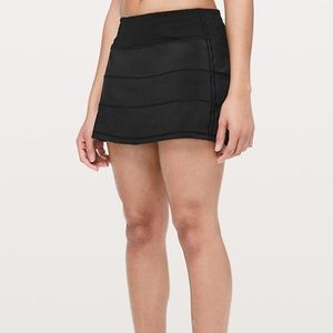 Black Lululemon Pace Rival Skirt